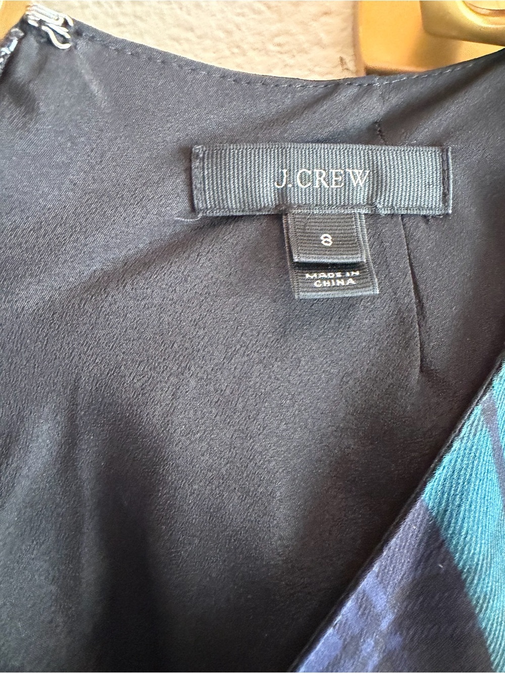 J. Crew Drapey Blackwatch Tartan plaid dress H3169 - Picture 10 of 12